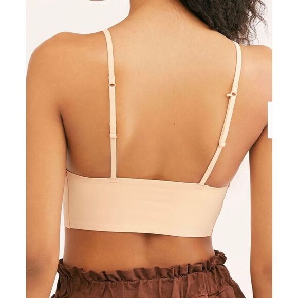 NWOT Free People Intimately Nude Neo Longline Seamless Convertible Bralette - Si - Picture 4 of 8